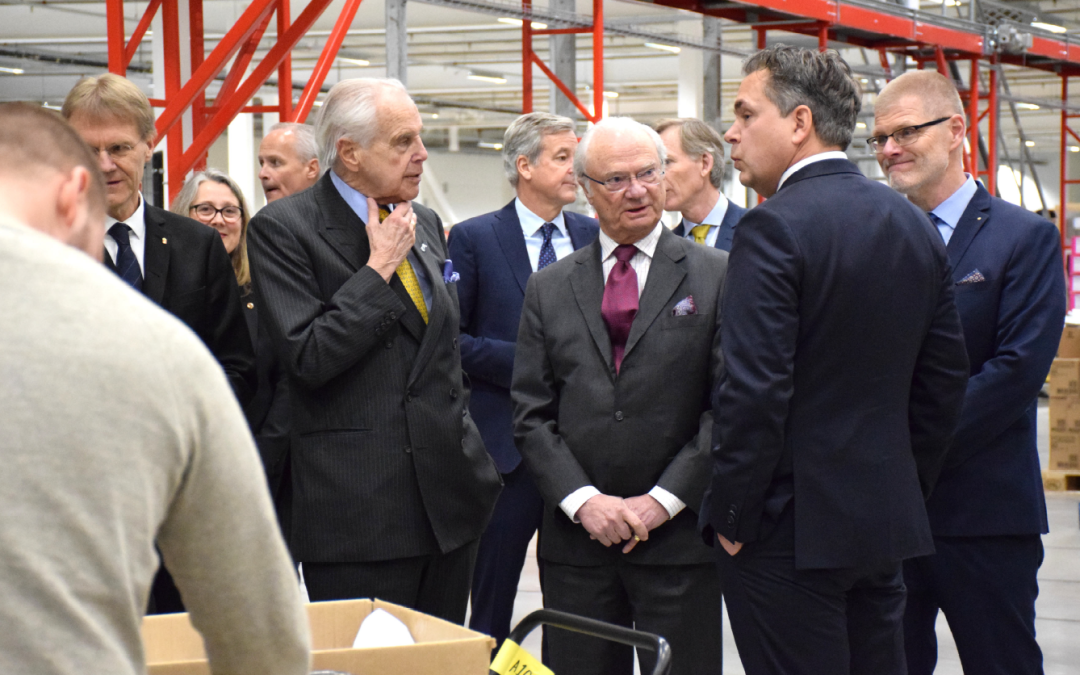 Kungligt besök i Morgongåva Företagspark