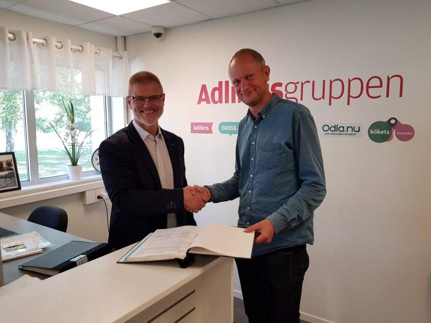 Morgongåva Företagspark tecknar nya hyreskontrakt med Adlibrisgruppen